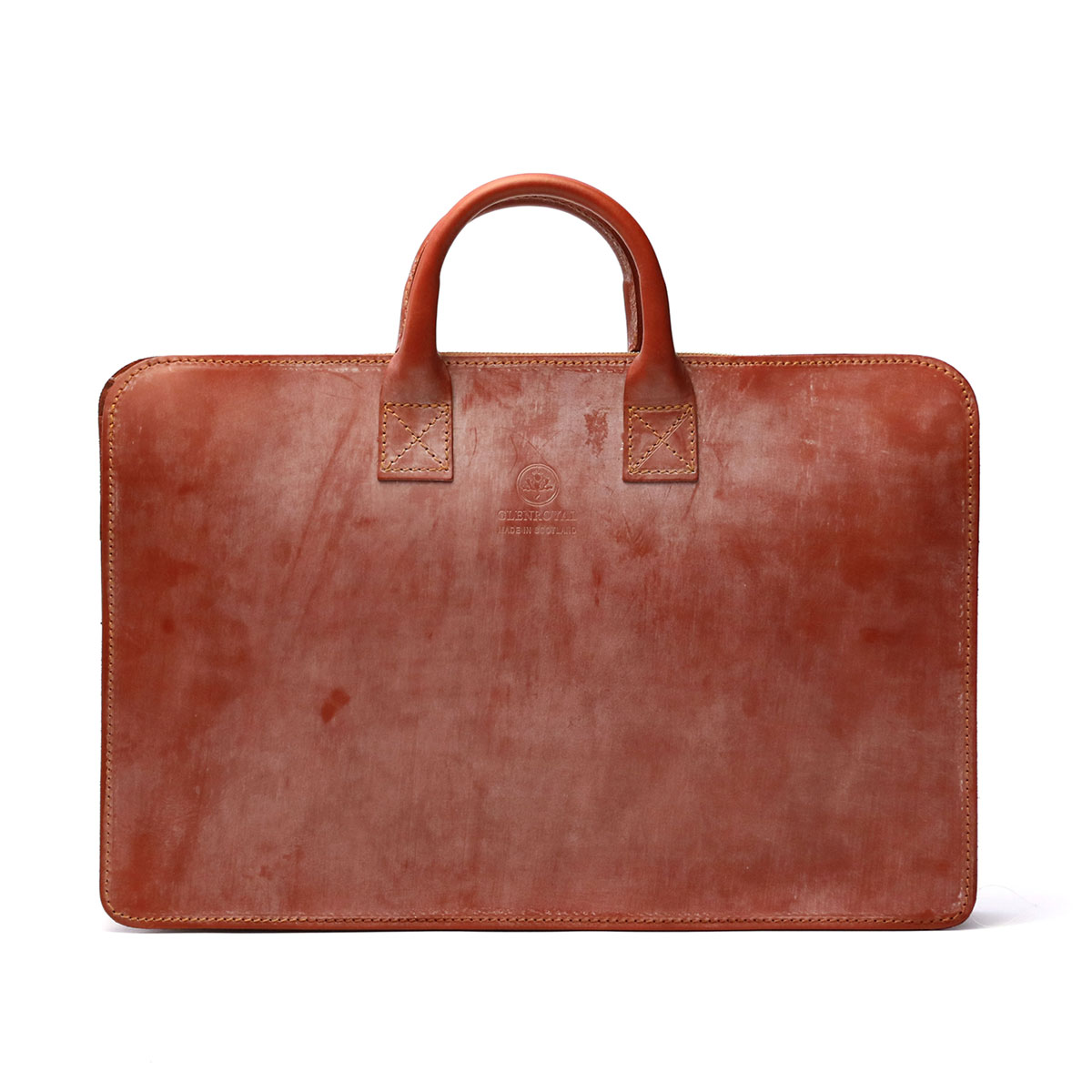 【日本正規品】【3カ月保証】グレンロイヤル バッグ GLENROYAL LIGHTWEIGHT BRIEF CASE ブリーフケース 革 本革 レザー  メンズ レディース 02-5258 父の日