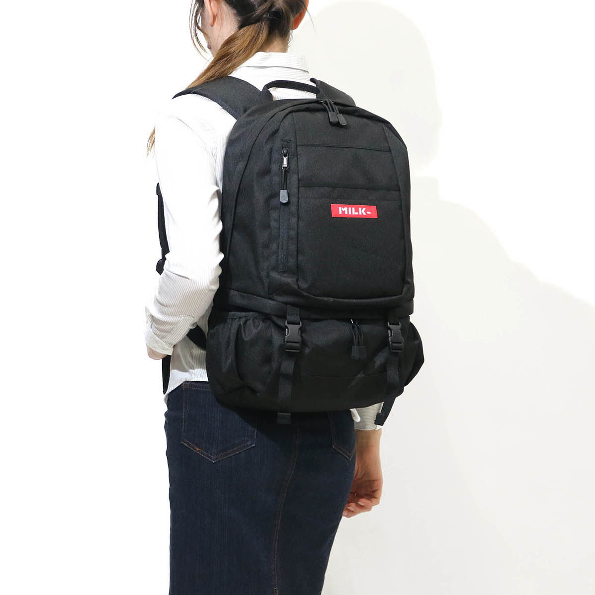 ミルクフェド リュック MILKFED. リュックサック BIG BACKPACK BAR2