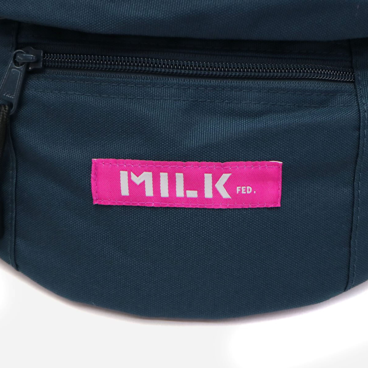 MILKFED. ミルクフェド MINI FANNY PACK LOGO TAG ウエストバッグ