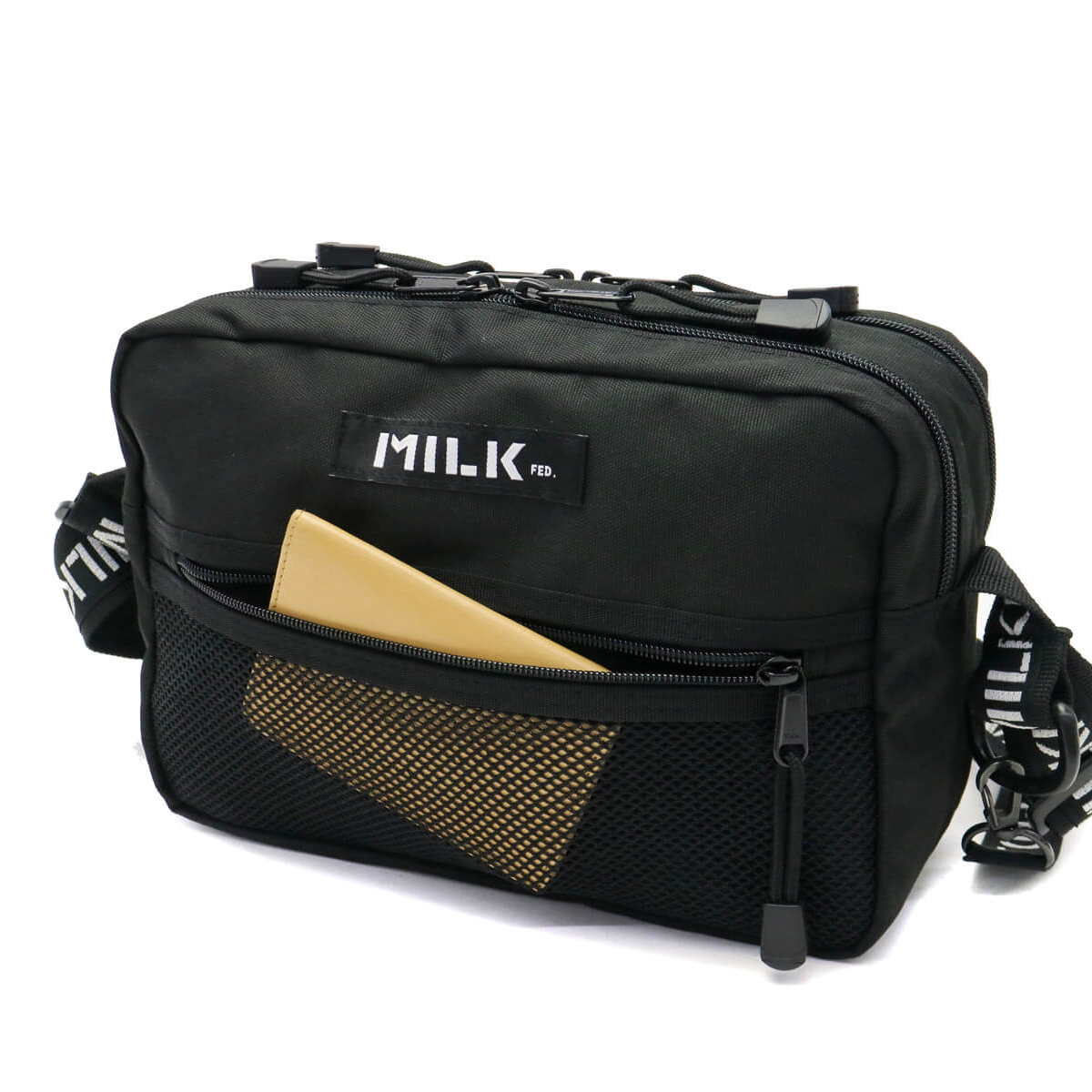 MILKFED. ミルクフェドNEO LOGO TAPE SHOULDER BAG ショルダーバッグ