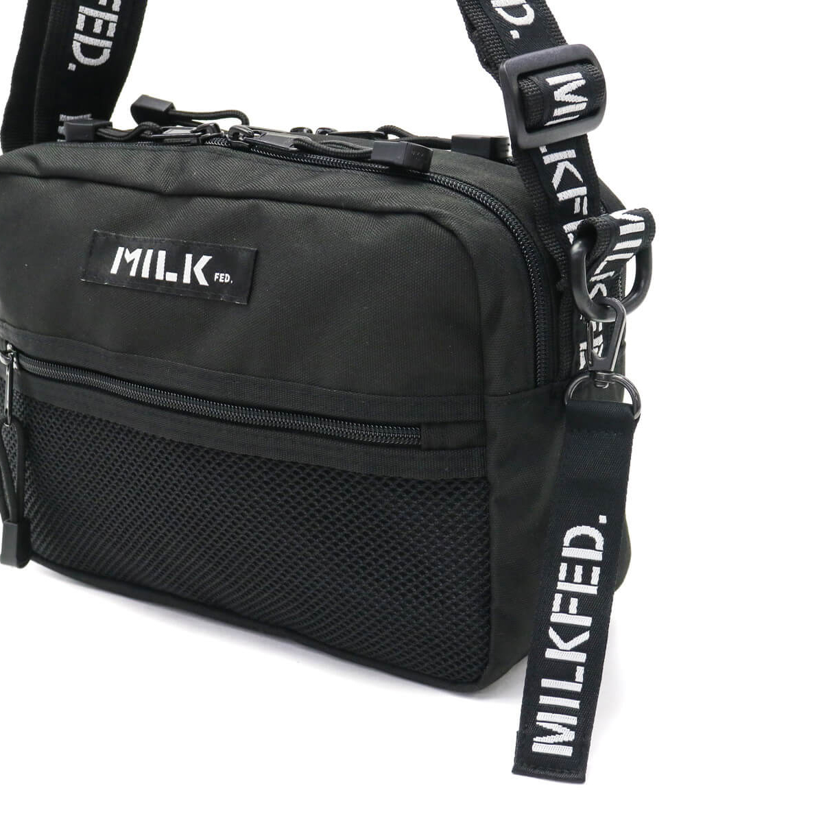 MILKFED. ミルクフェドNEO LOGO TAPE SHOULDER BAG ショルダーバッグ