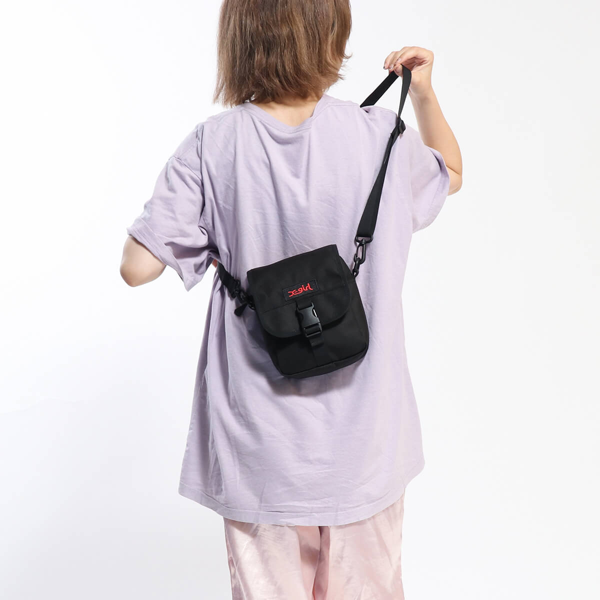 X-girl エックスガール FLAP SHOULDER BAG ショルダーバッグ 当店限定