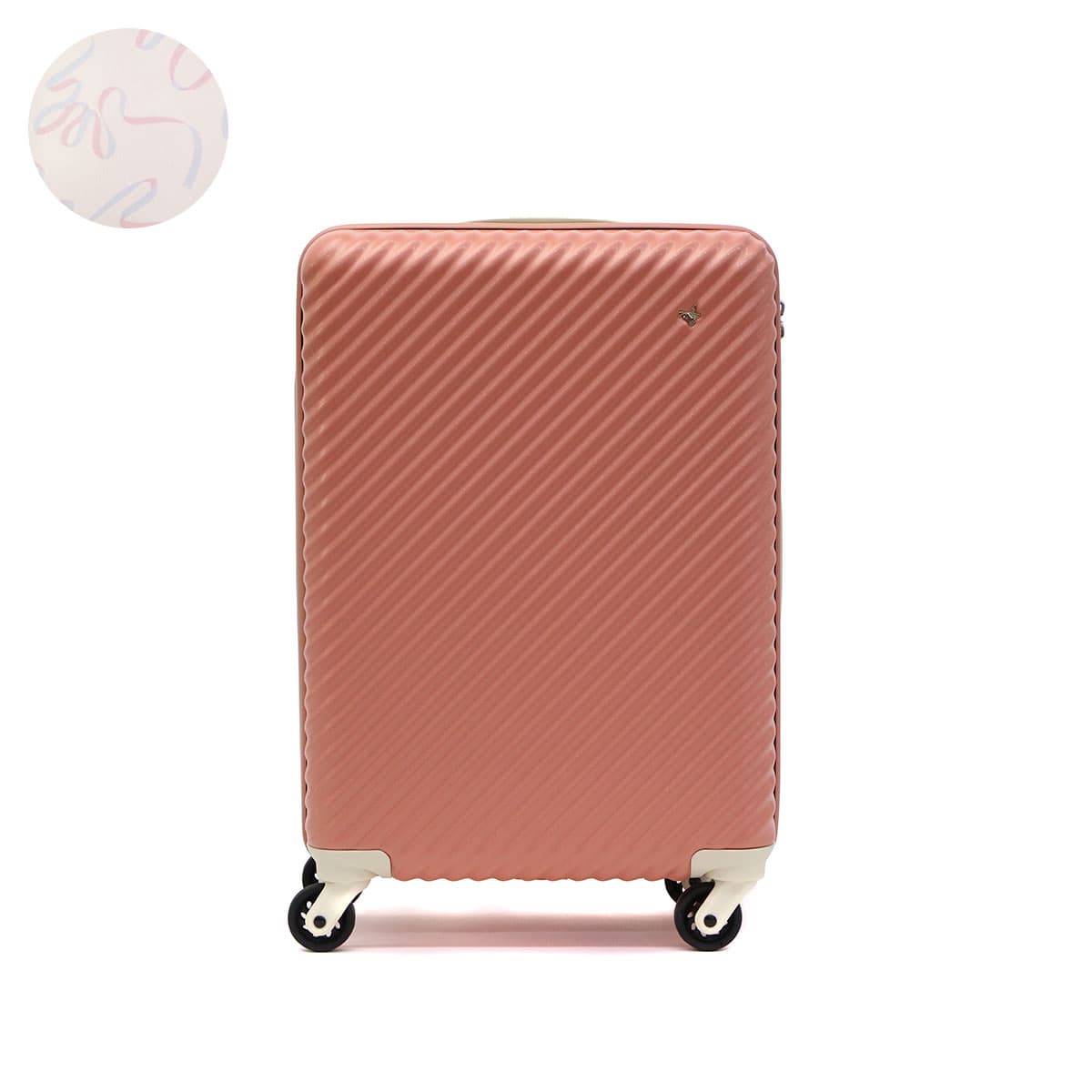ハント スーツケース マイン ストッパー付き 48cm 33L 05745 機内持ち込み可 48 cm 2.7kg アネモネレッド  スーツケース、キャリーバッグ
