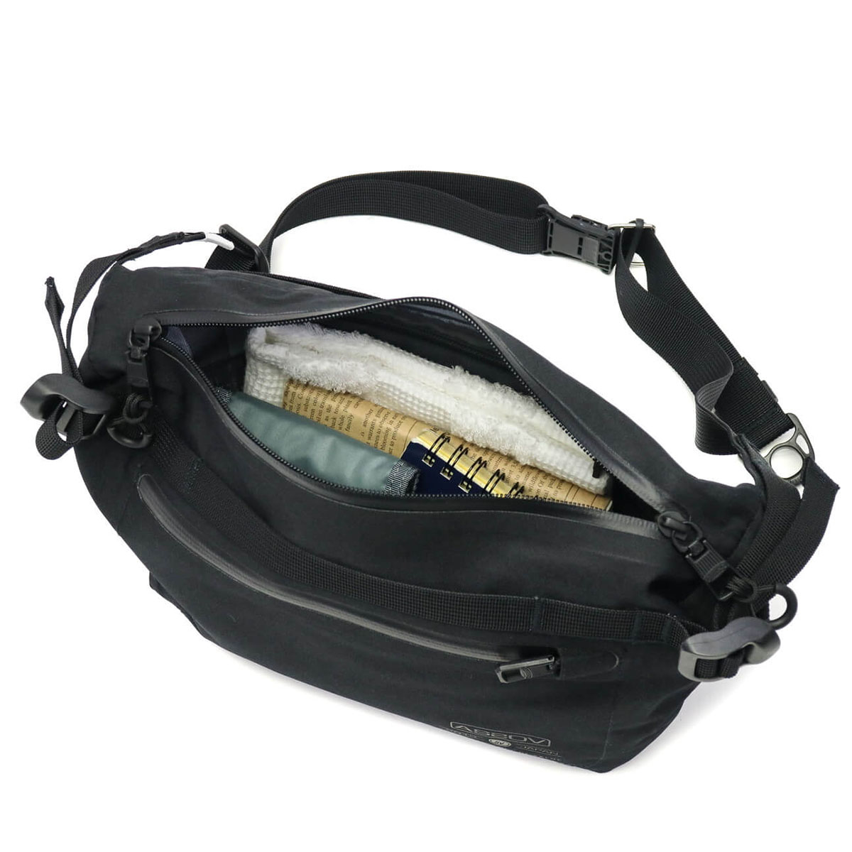 AS2OV アッソブ WATER PROOF CORDURA 305D FANNY PACK 141607｜【正規 