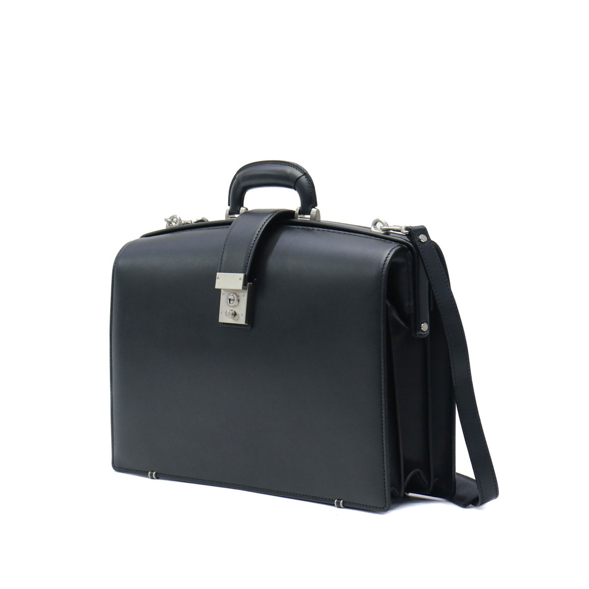 濃いピンク系統 新品 青木鞄 ビジネスバッグ 2way 牛革 黒 アオキ