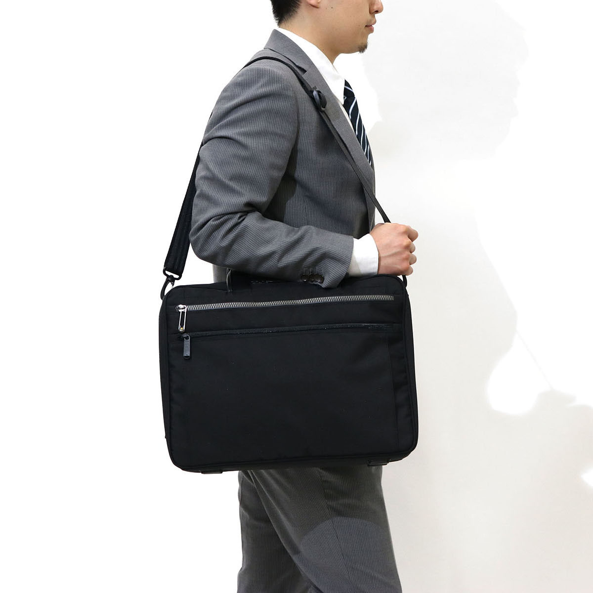 取引市場エースジーン ace. GENE ビジネスバッグ DIVIDER AXIS 日本製 メンズ ブラック 黒 新品 正規品 ブリーフケース ブリーフケース、書類かばん