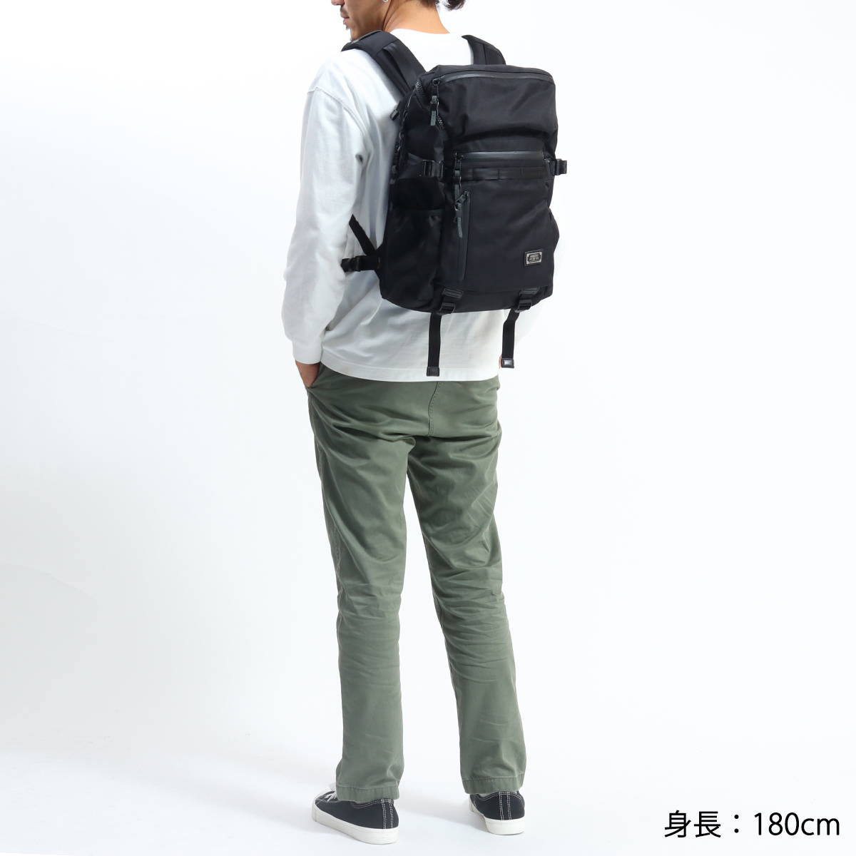 AS2OV アッソブ CORDURA DOBBY 305D ROUND ZIP BACK PACK 061418