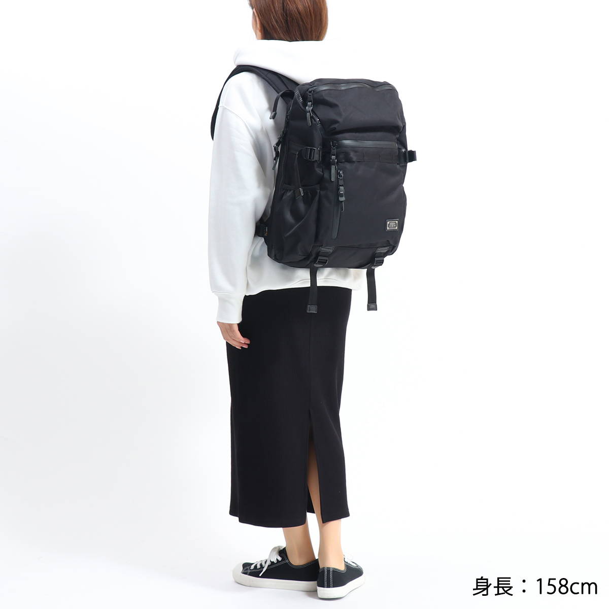 AS2OV アッソブ CORDURA DOBBY 305D ROUND ZIP BACK PACK 061418