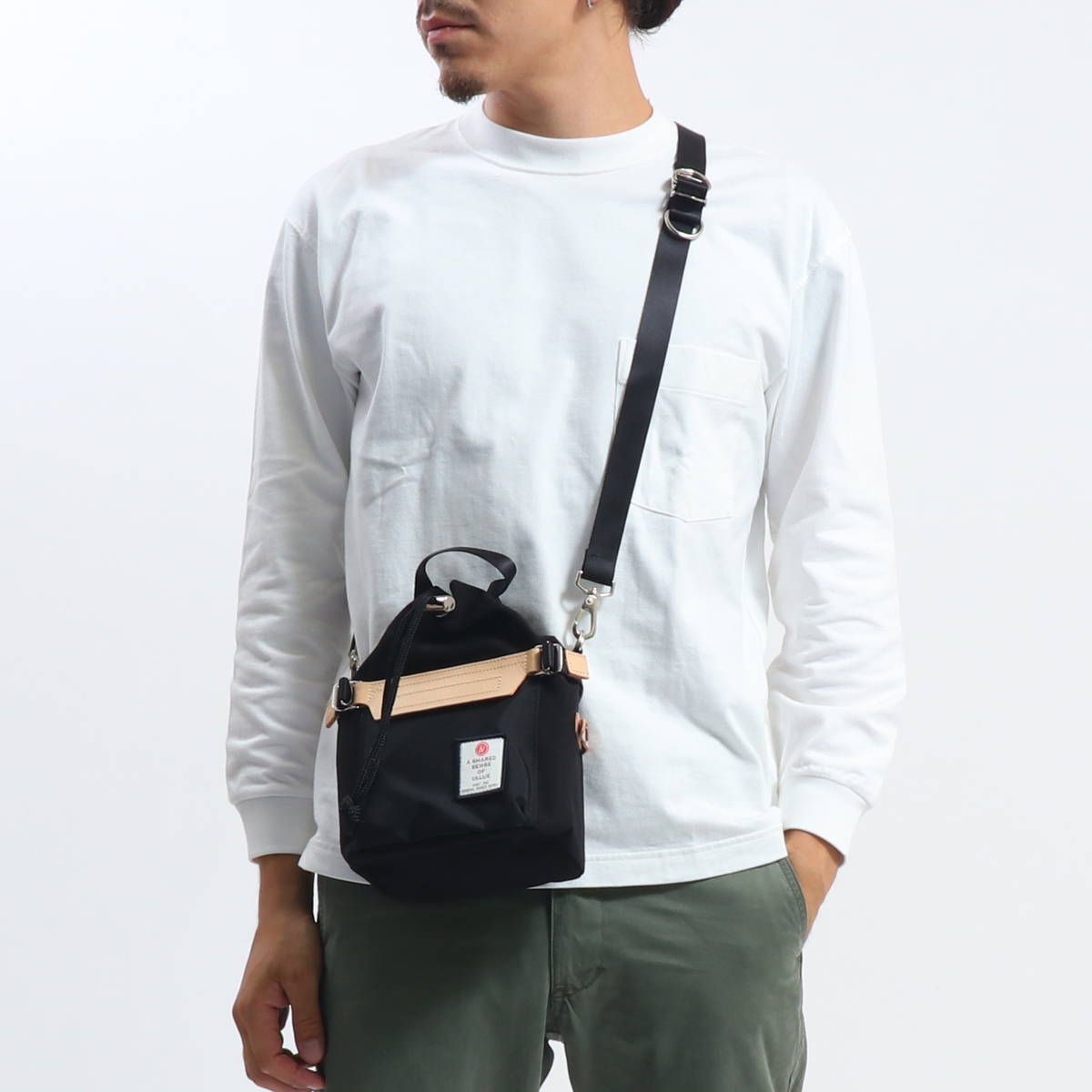 AS2OV アッソブ HI DENSITY CORDURA NYLON DRAWSTRING BAG 091432