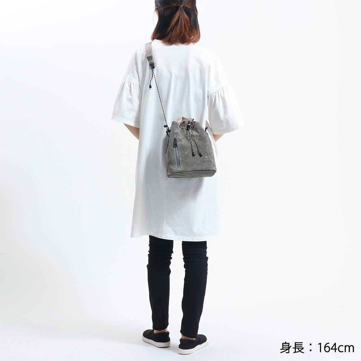 AS2OV アッソブ WATER PROOF SUEDE DRAWSTRING BAG 091754｜【正規販売