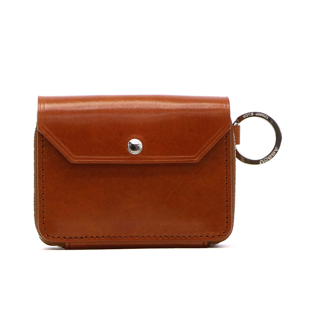 AS2OV アッソブ OILED ANTIEQUE LEATHER SHORT WALLET 041901｜【正規