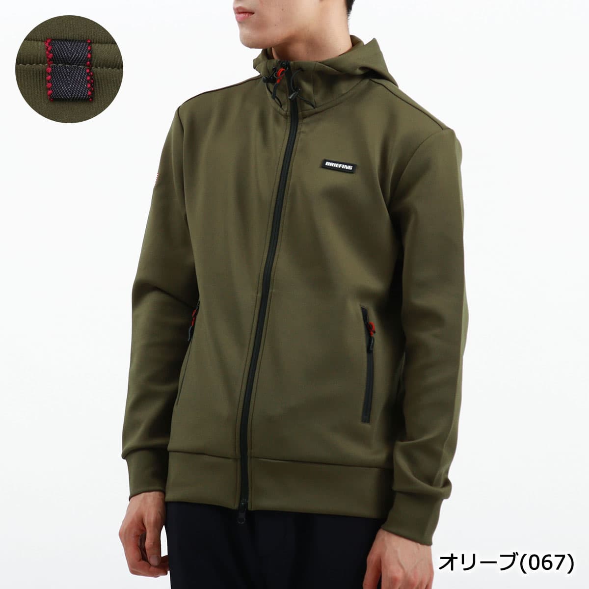 ショッピング最安 【ブリーフィング/BRIEFING】MENS 3D LOGO PARKA