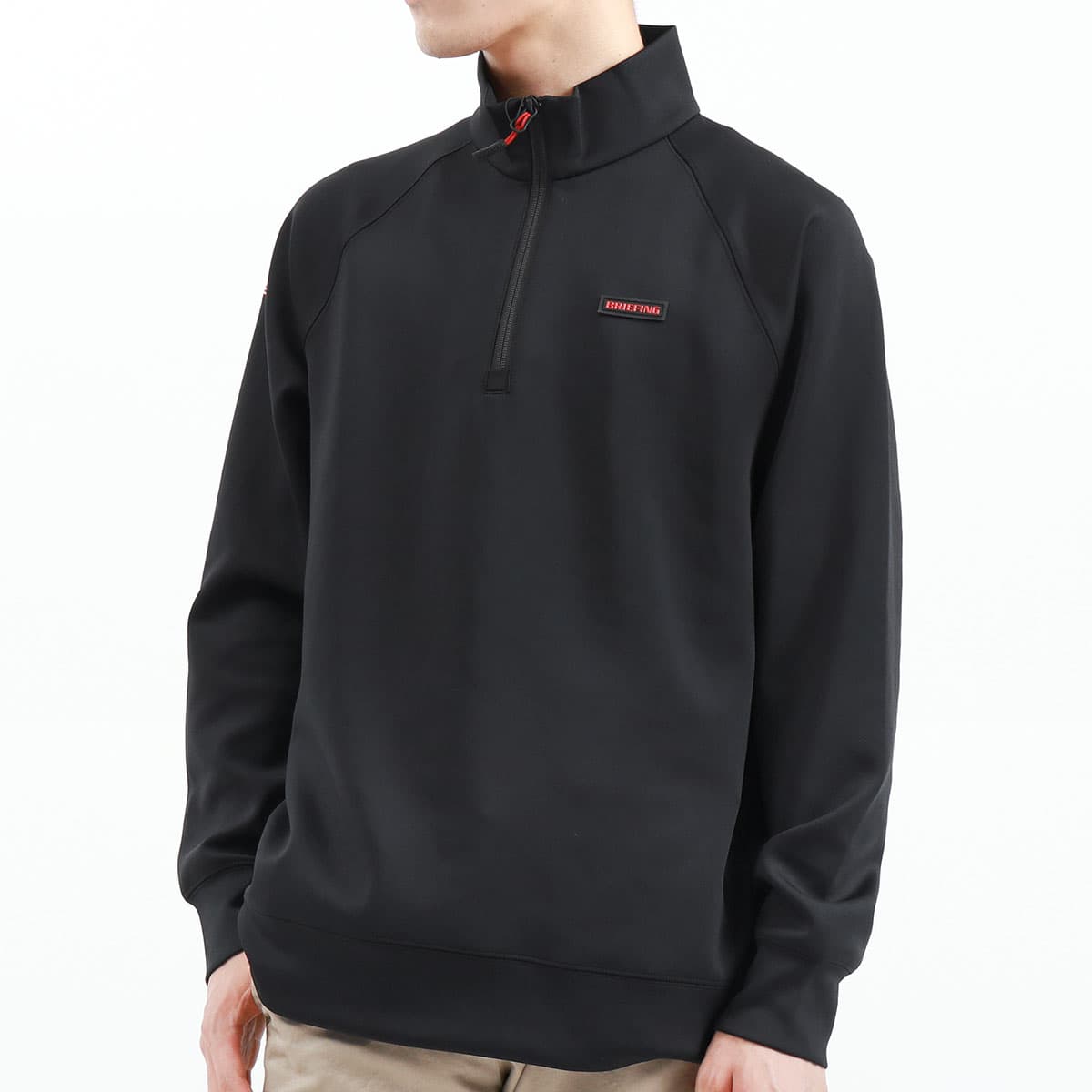 日本正規品】 BRIEFING GOLF ブリーフィング ゴルフ MENS 3D LOGO HALF ZIP ゴルフウェア BBG223M06｜【正規 販売店】カバン・小物の専門店のギャレリアモール