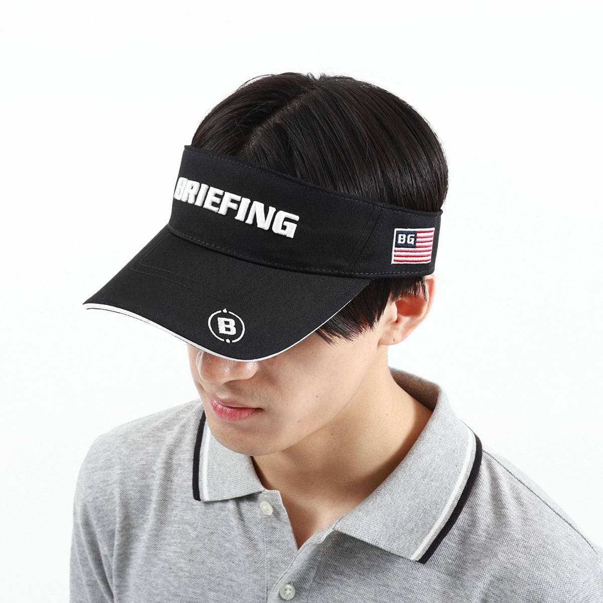 日本正規品】 BRIEFING GOLF ブリーフィング ゴルフ URBAN COLLECTION MENS BASIC VISOR サンバイザー  BRG223M57｜【正規販売店】カバン・小物の専門店のギャレリアモール