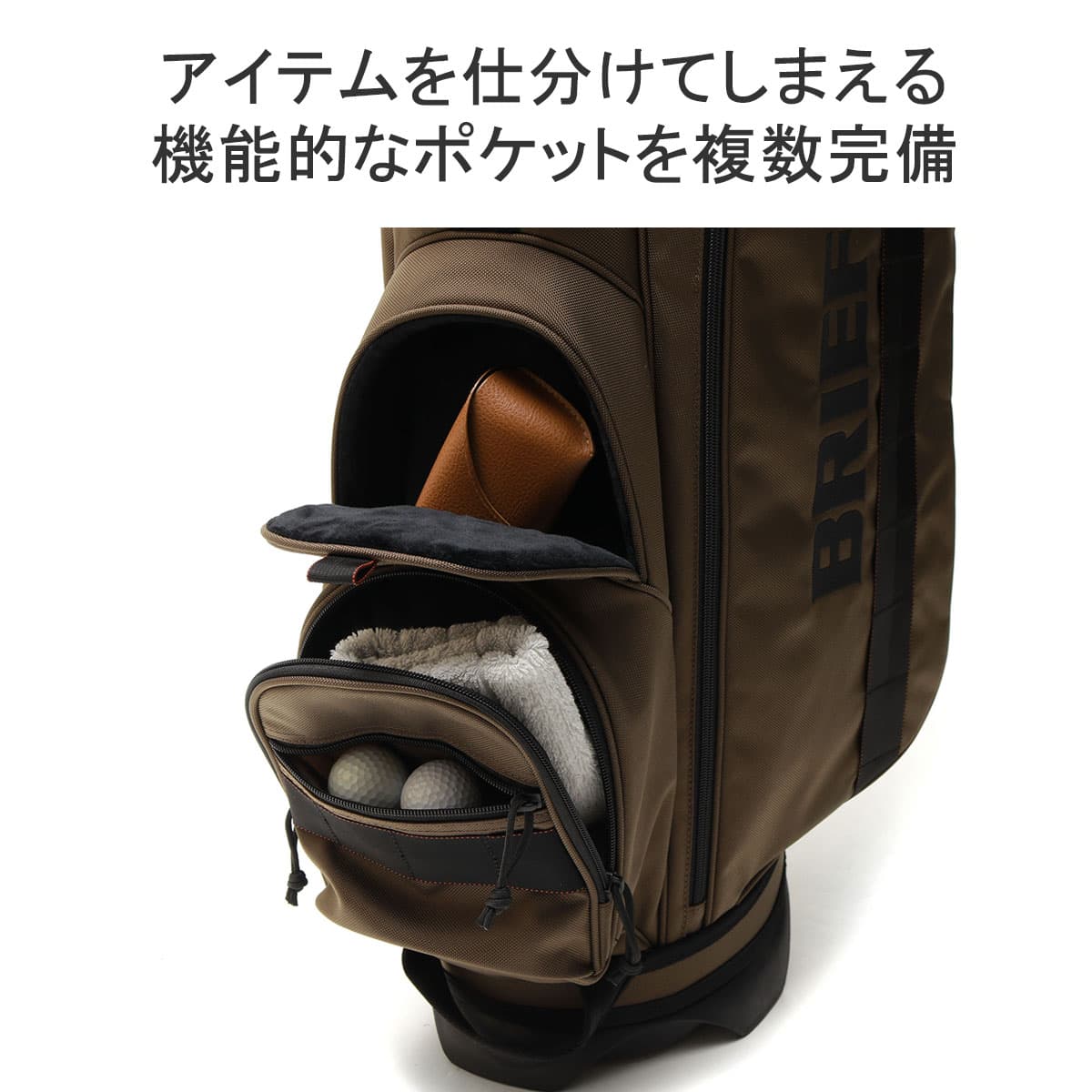 日本正規品】BRIEFING GOLF ブリーフィング ゴルフ HOLIDAY COLLECTION CR-4 #03 AIR HOL キャディバッグ  限定 BRG233D65｜【正規販売店】カバン・小物の専門店のギャレリアモール