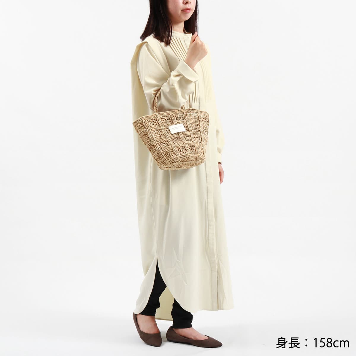 beautiful people ビューティフルピープル abaca knitting tote bag S アバカ トートバッグ  611953｜【正規販売店】カバン・小物の専門店のギャレリアモール