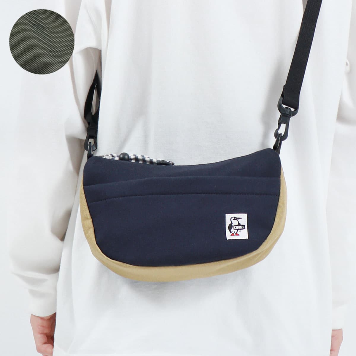 日本正規品】CHUMS チャムス Mini Banana Shoulder Sweat Nylon ショルダーバッグ CH60-2680 ｜【正規販売店】カバン・小物の専門店のギャレリアモール