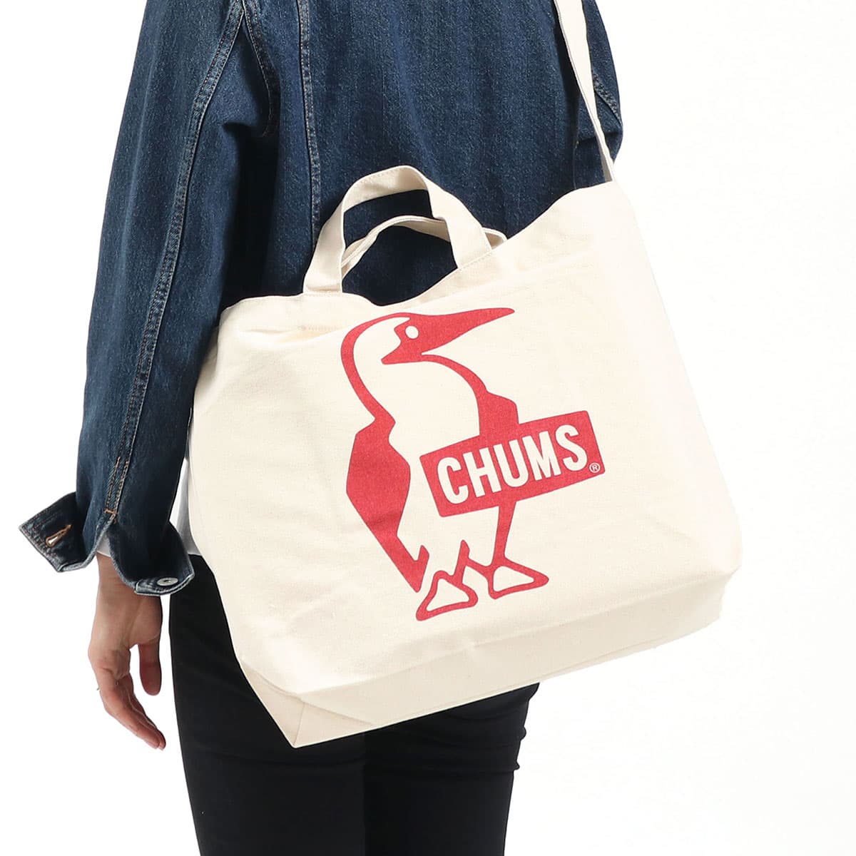 日本正規品】CHUMS チャムス Booby Canvas Shoulder ショルダートート