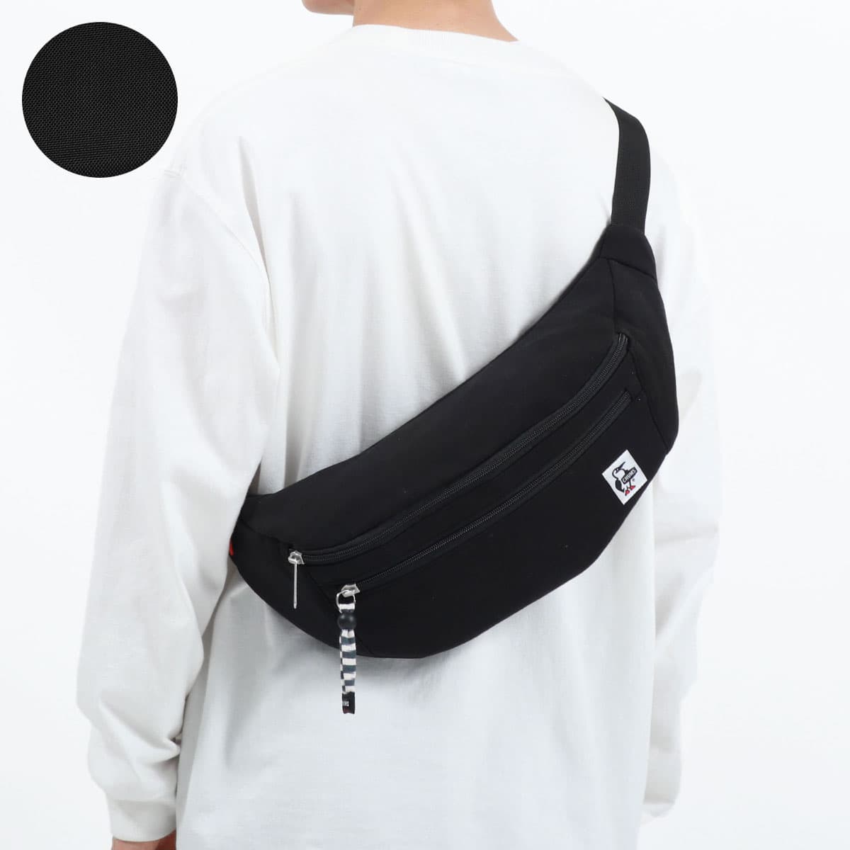 日本正規品】CHUMS チャムス Spur Fanny Pack Sweat ウエストバッグ