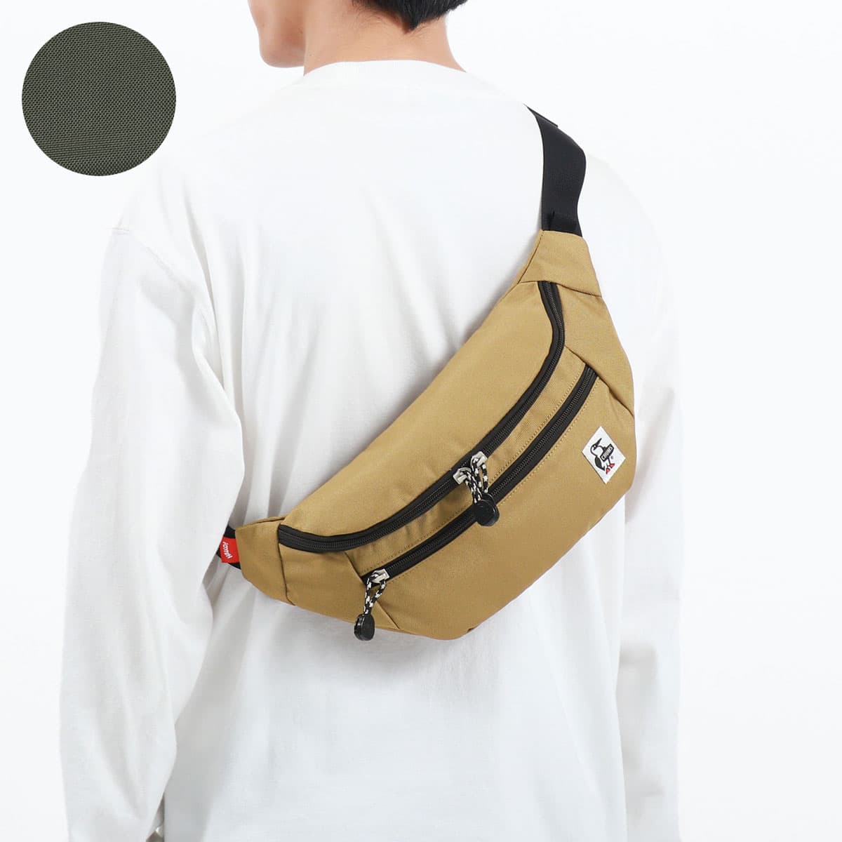 日本正規品】CHUMS チャムス Recycle Small Waist Pouch ボディバッグ