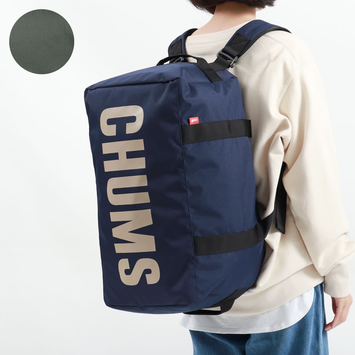 日本正規品】CHUMS チャムス Recycle CHUMS Small 2Way Boston 2WAY