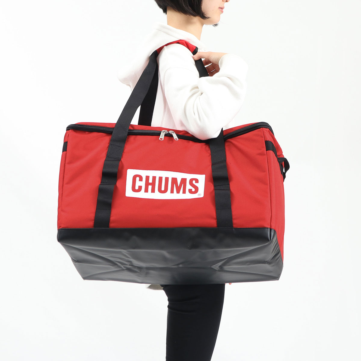 日本正規品】CHUMS チャムス Logo Foldable Box M コンテナバッグ CH60