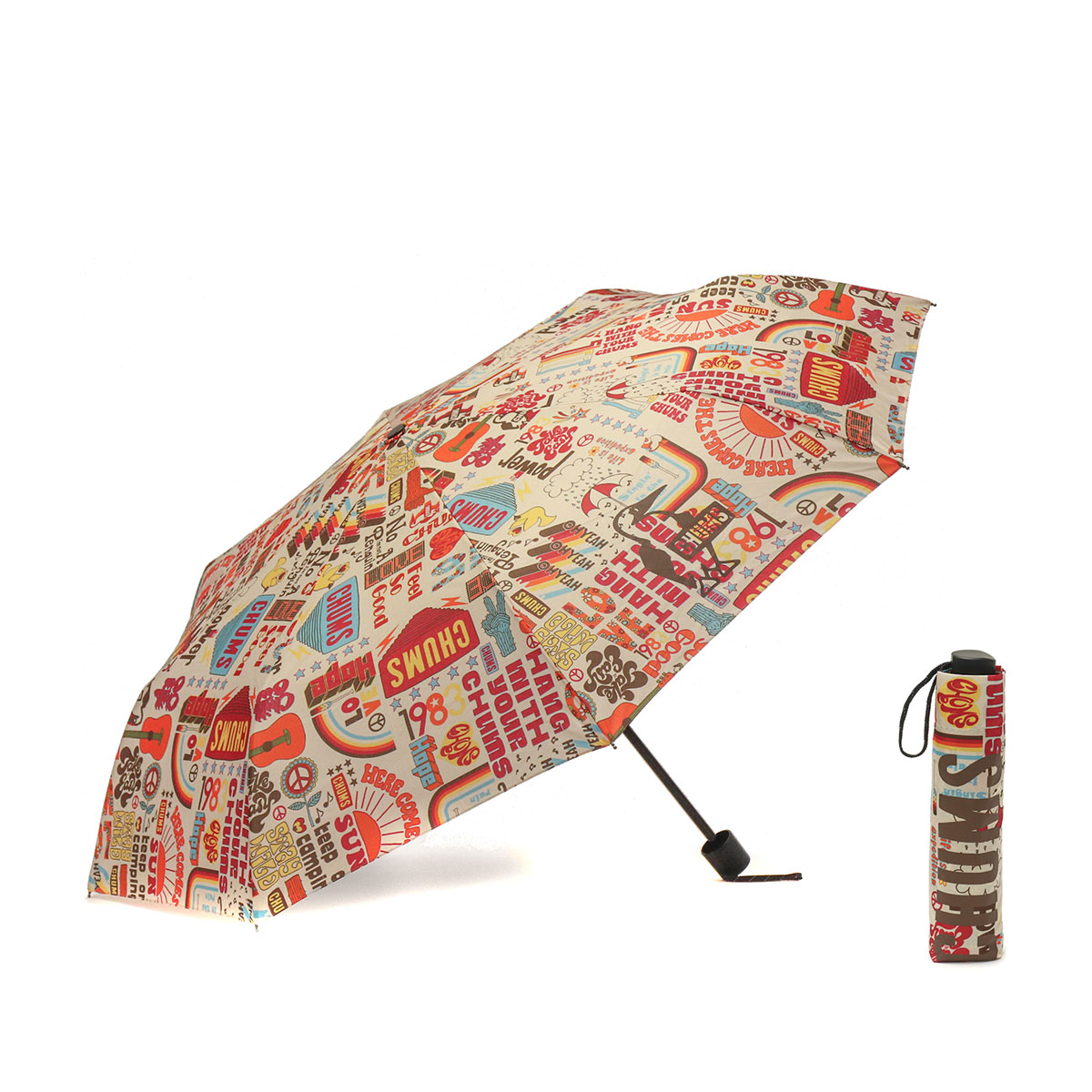 日本正規品】CHUMS チャムス Booby Foldable Umbrella 折りたたみ傘
