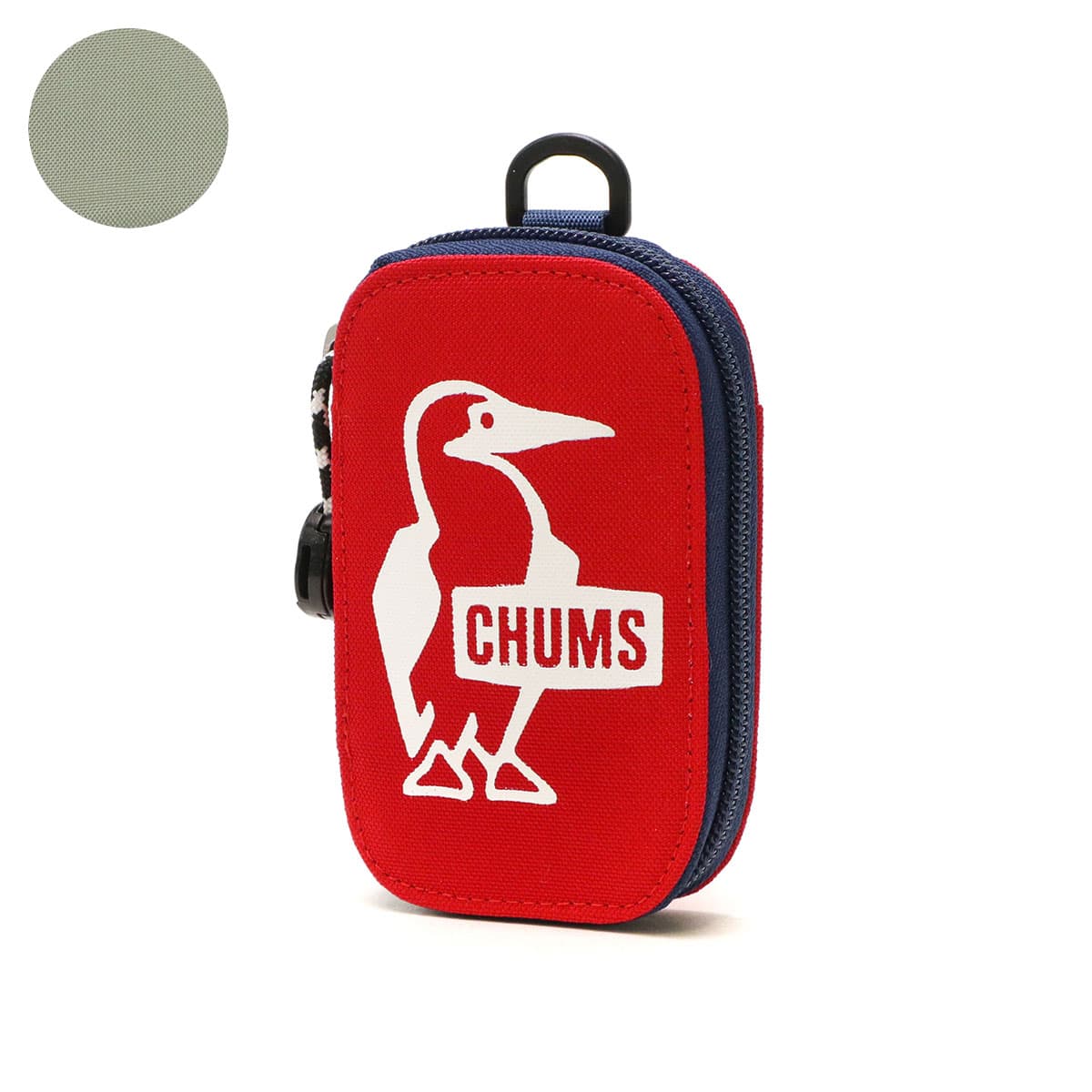 【日本正規品】CHUMS チャムス Recycle Oval Key Zip Case キーケース CH60-3580