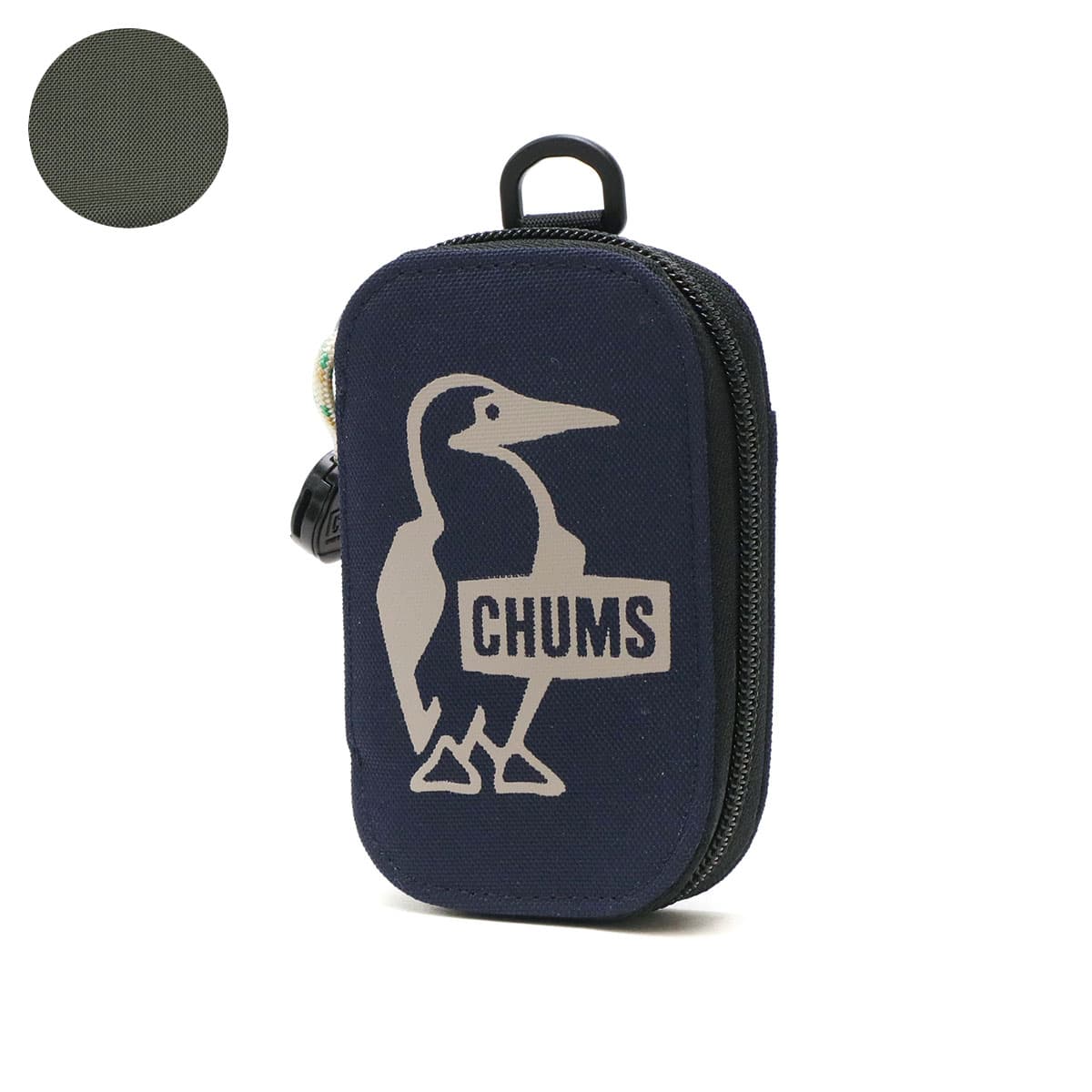 日本正規品】CHUMS チャムス Recycle Oval Key Zip Case キーケース