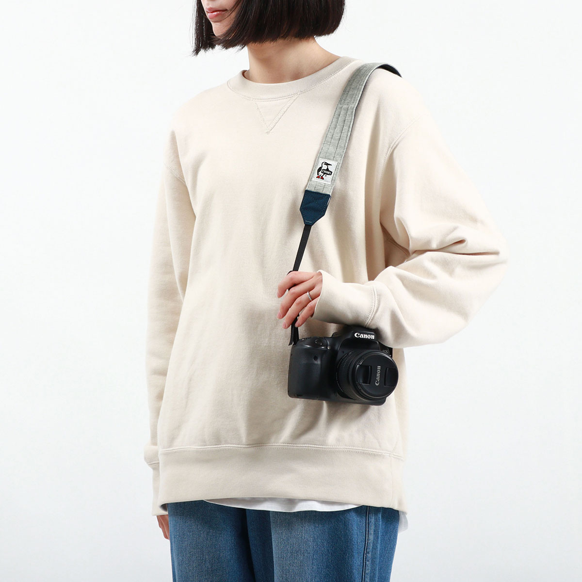 【メール便で送料無料】【日本正規品】CHUMS チャムス Camera Strap 3.8 Sweat Nylon カメラストラップ CH60-2669