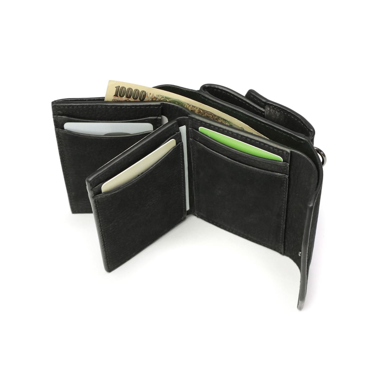 CIE シー FOLK COMPACT MIDDLE WALLET 三つ折り財布 032255｜【正規