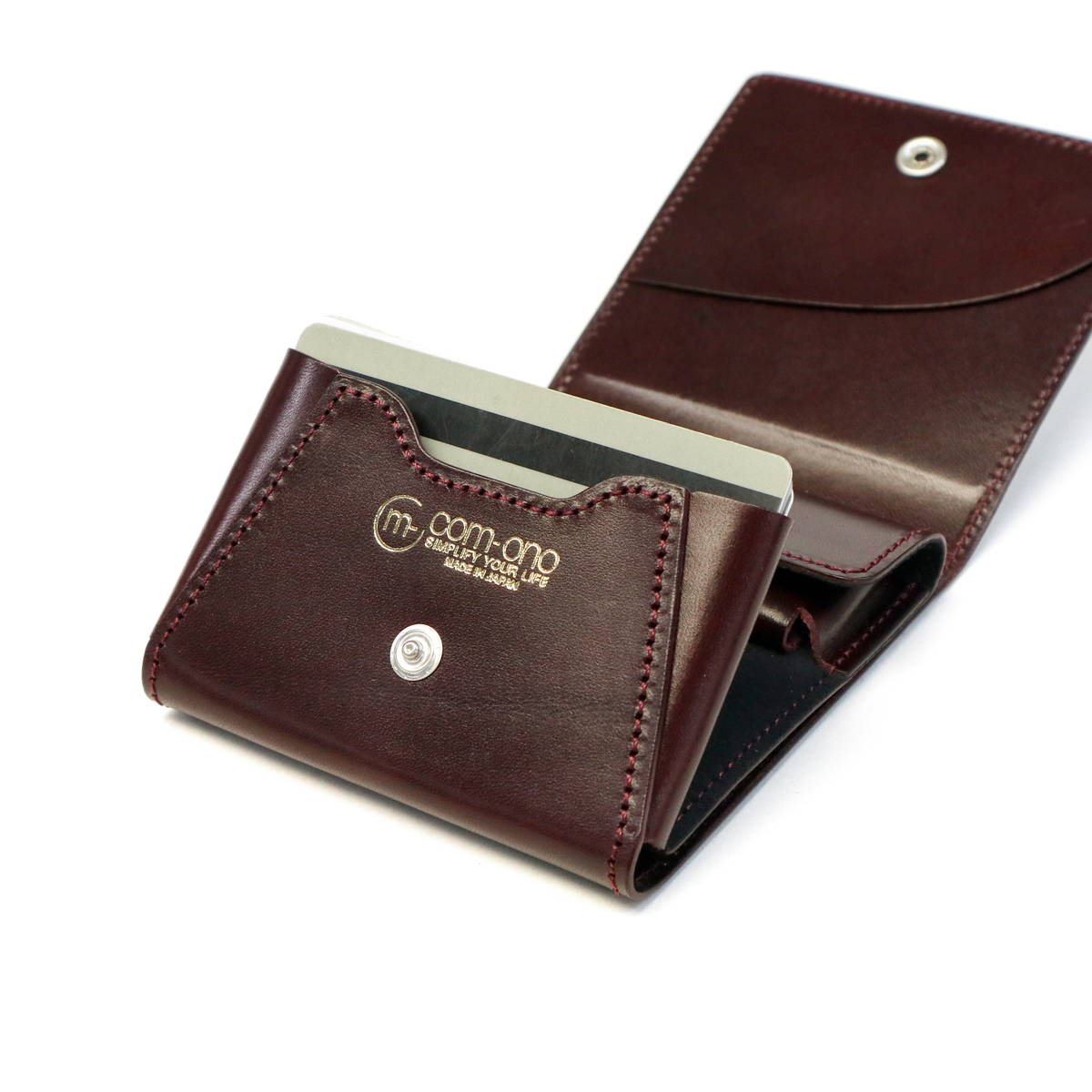 com-ono コモノ Slim Series smart fold wallet 二つ折り財布 SLIM