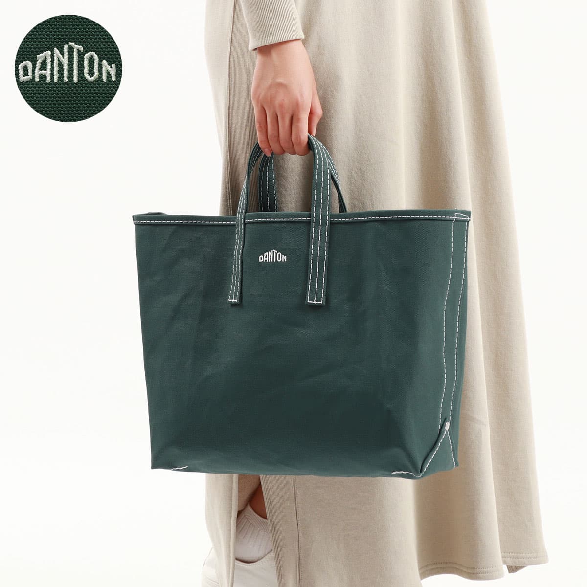 DANTON ダントン LCS CANVAS TOTE BAG M トートバッグ DT-H0051LCS