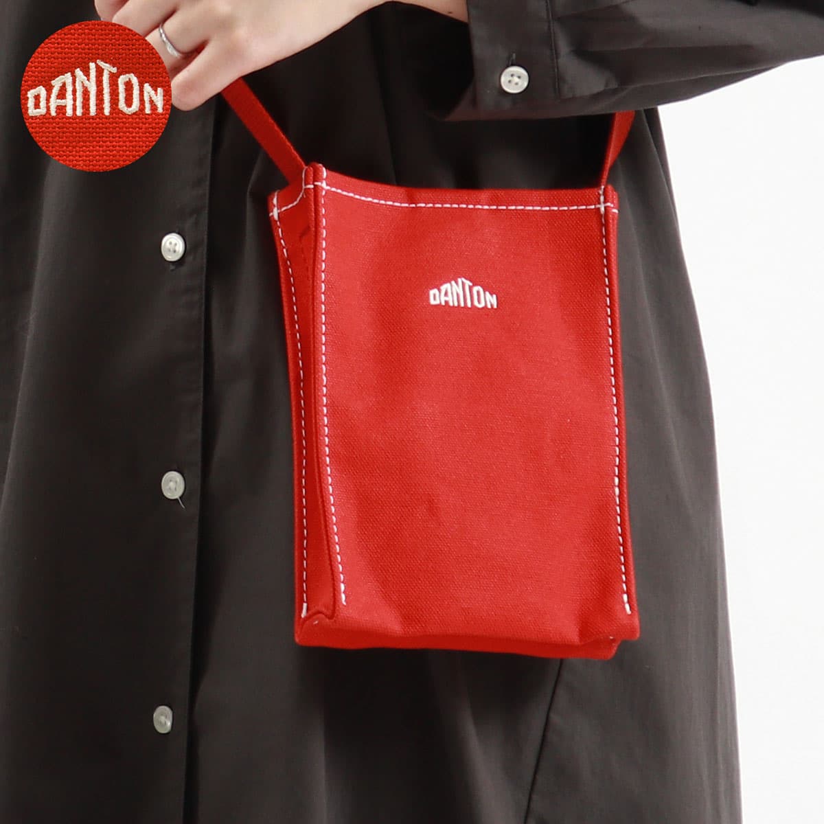 セール30%OFF】DANTON ダントン COTTON CANVAS SHOULDER BAG