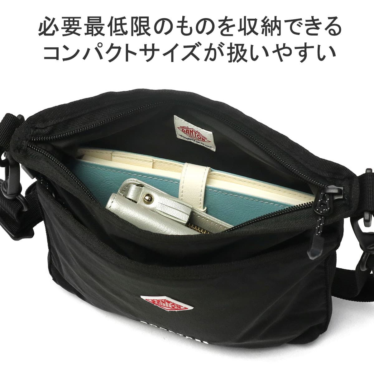 DANTON ダントン MICRO RIP NYLON SHOULDER POUCH ショルダーバッグ  CHARTRES｜【正規販売店】カバン・小物の専門店のギャレリアモール