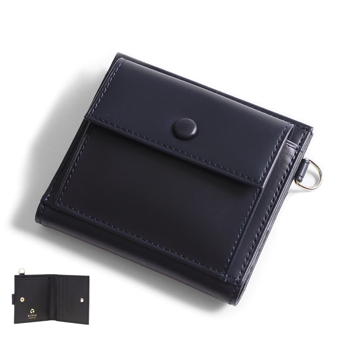 G1990 Raffine ラフィネ FOLDED MINI WALLET FRENCH KIP 二つ折り財布 ジーイチキュウキュウゼロ  B01002-03