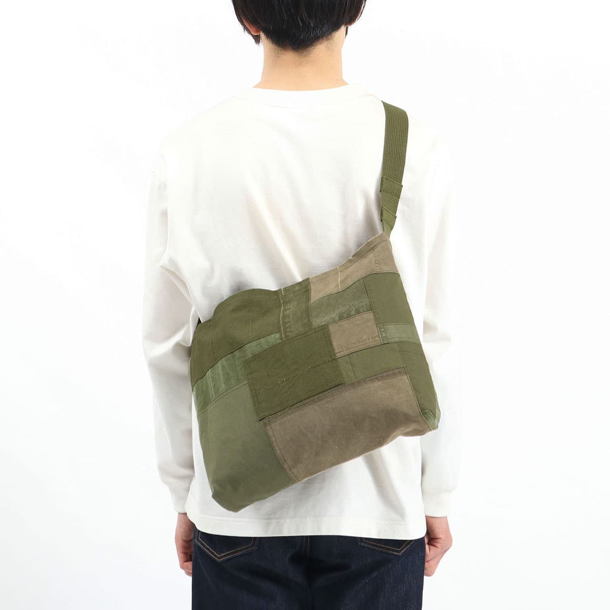 hobo ホーボー DELIVERY BAG UPCYCLED US ARMY CLOTH 7L HB-BG3409