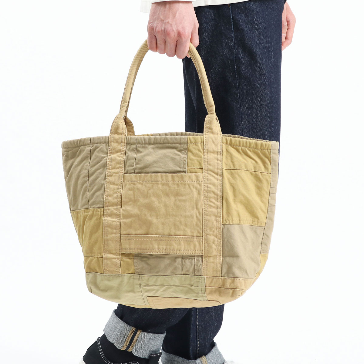 hobo ホーボー CARRY-ALL TOTE M UPCYCLED FRENCH ARMY CLOTH 18L HB