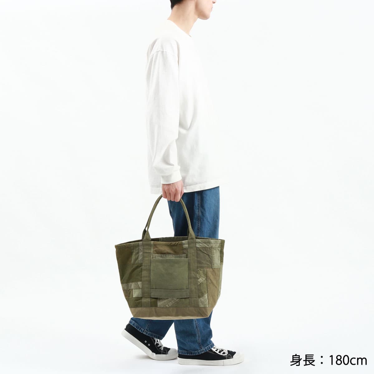 hobo ホーボー CARRY-ALL TOTE M UPCYCLED US ARMY CLOTH トートバッグ