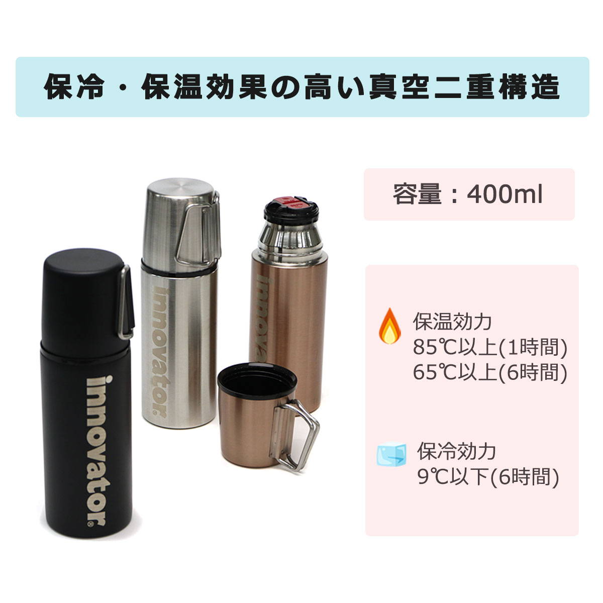 日本正規品】innovator イノベーター STAINLESS BOTTLE ステンレス