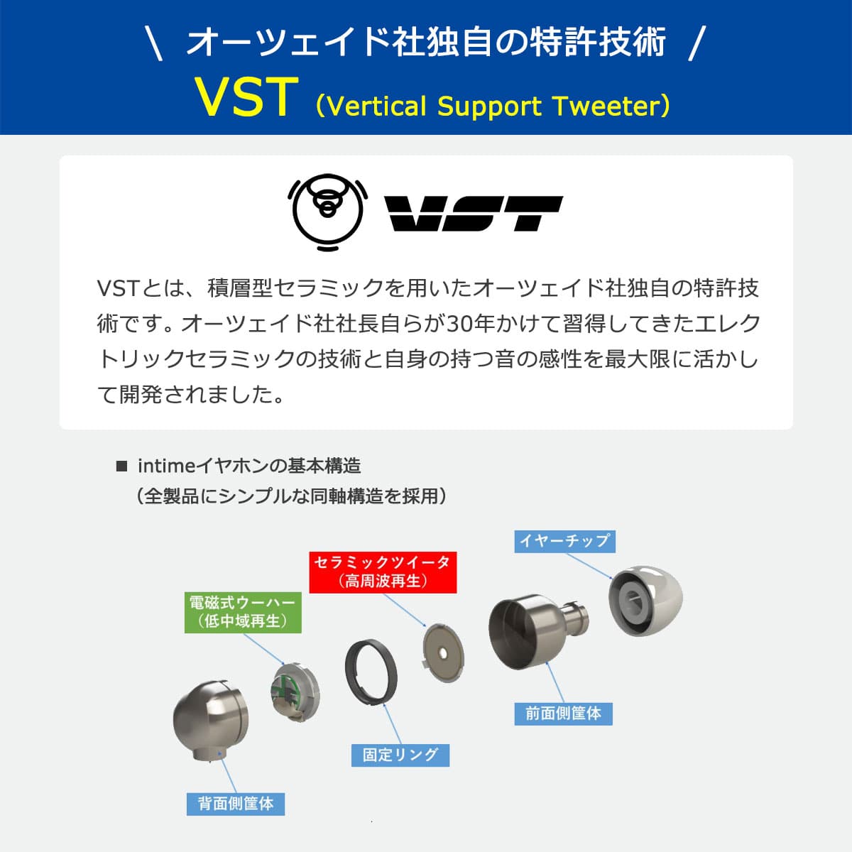 1年保証】intime アンティーム 轟Mark2 Type-P 轟 GO イヤホン 有線 Pentaconn Ear  O2aid｜【正規販売店】カバン・小物の専門店のギャレリアモール