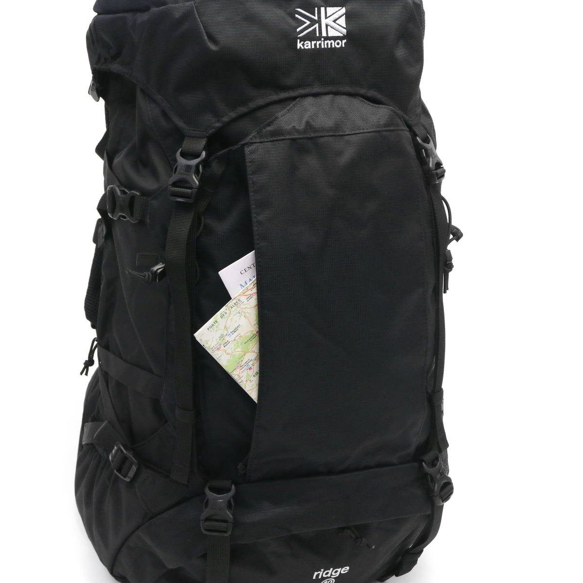 カリマー 登山用リュックサック 中型 ridge 50+ Medium Black(ブラック