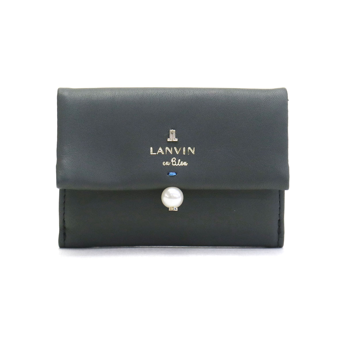 LANVIN en Bleu ランバンオンブルー シャペル 三つ折り財布 482014