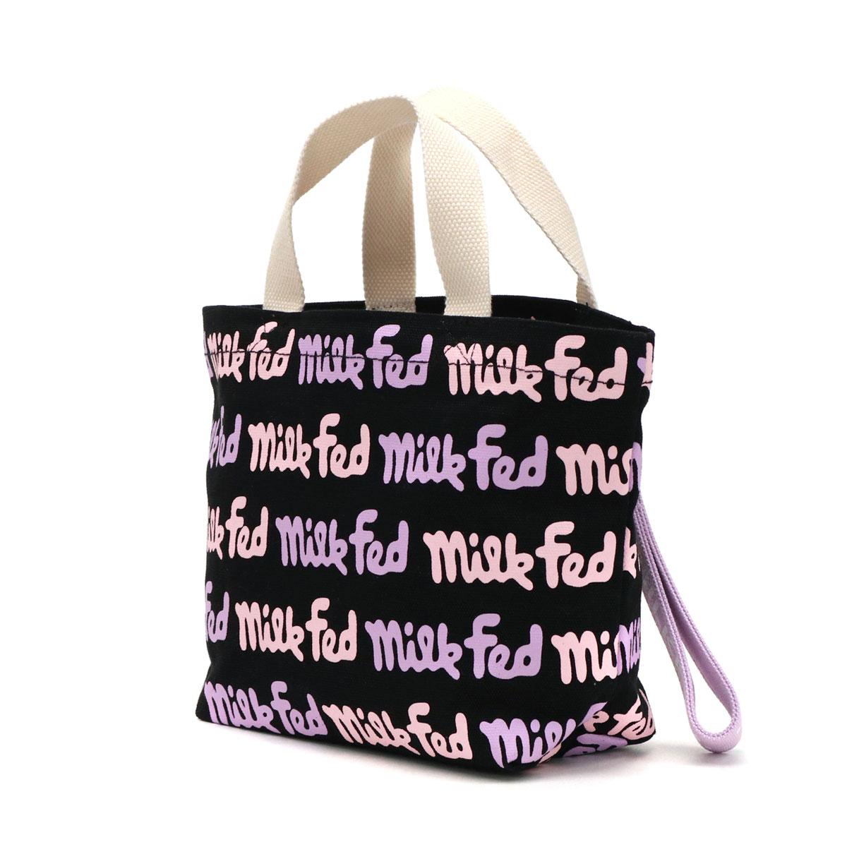 MILKFED. ミルクフェド LOGO PATTERN MINI TOTE トートバッグ