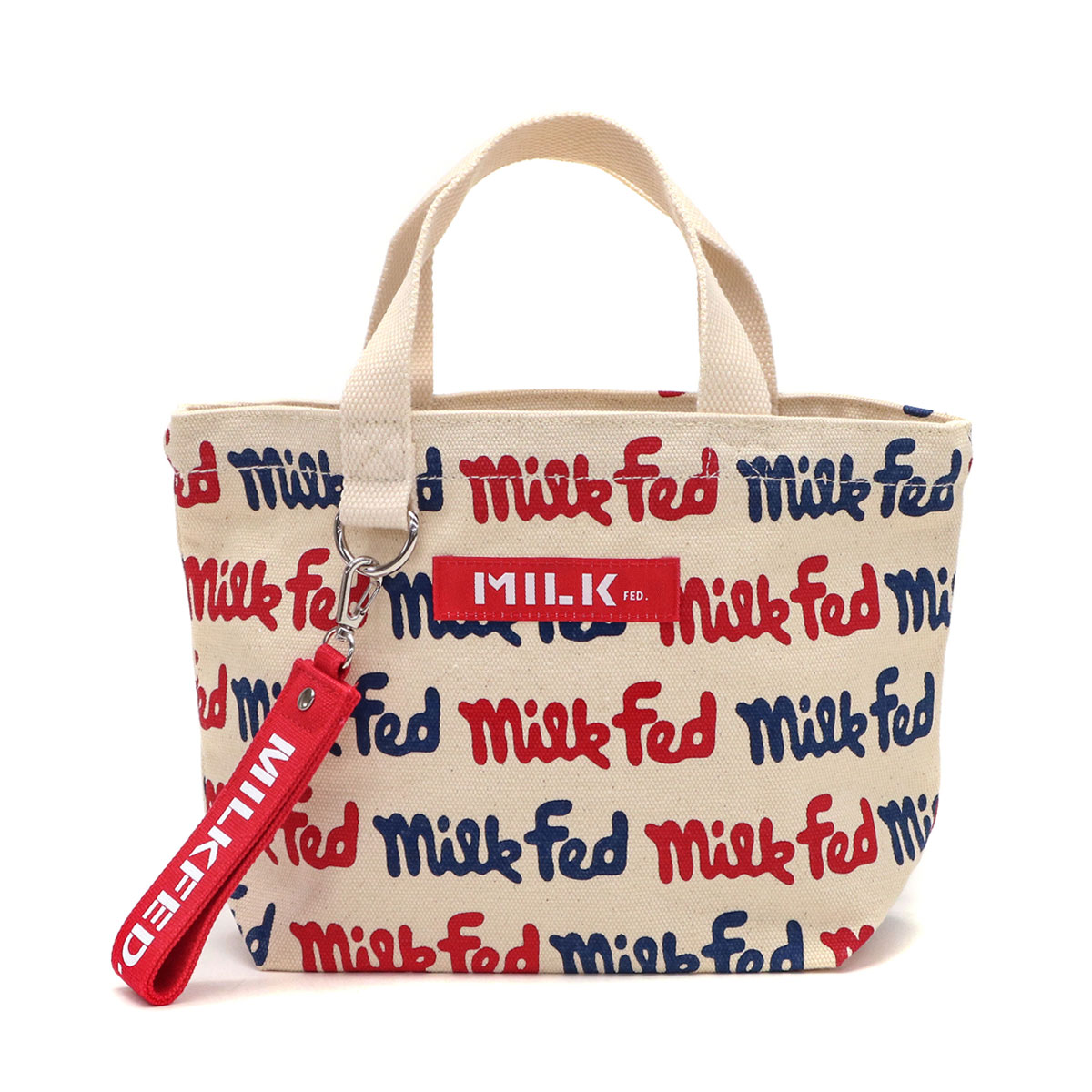 MILKFED. ミルクフェド LOGO PATTERN MINI TOTE トートバッグ