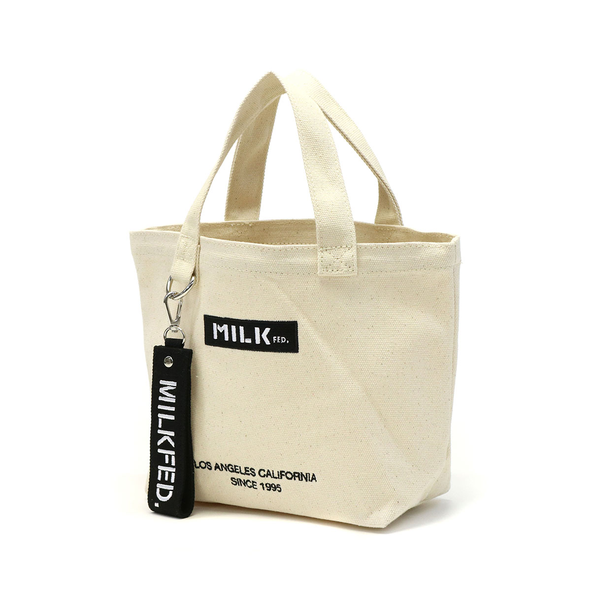 MILKFED. ミルクフェド BAR AND UNDER LOGO LUNCH TOTE トートバッグ  103201053015｜【正規販売店】カバン・小物の専門店のギャレリアモール