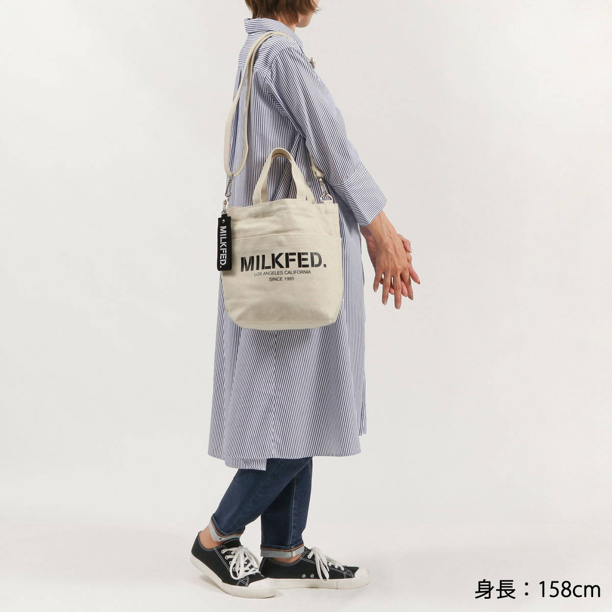 MILKFED. ミルクフェド 2WAY SHOULDER BAG MINI 2WAYトートバッグ