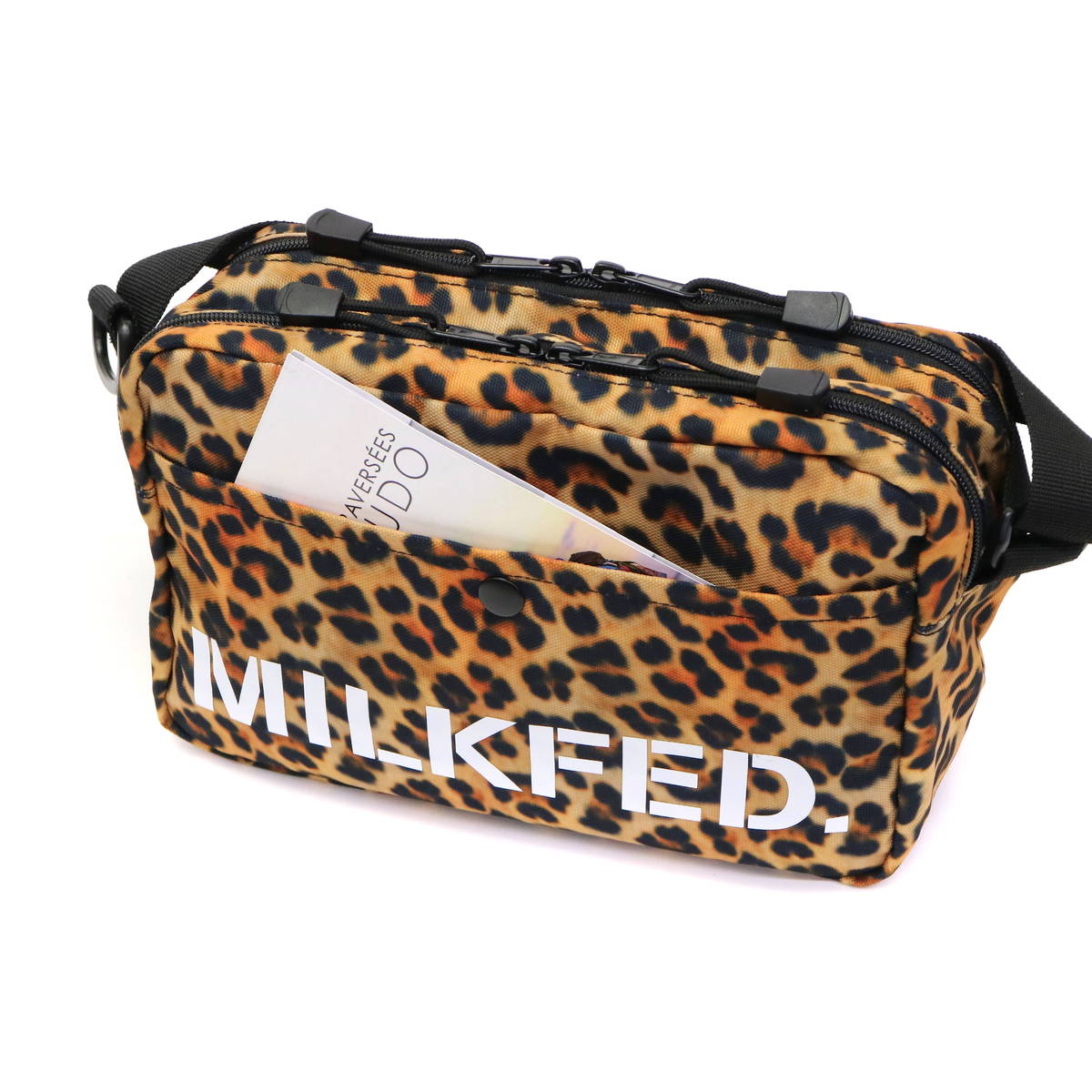 MILKFED. ミルクフェド LEOPARD PRINT SHOULDER BAG ショルダーバッグ