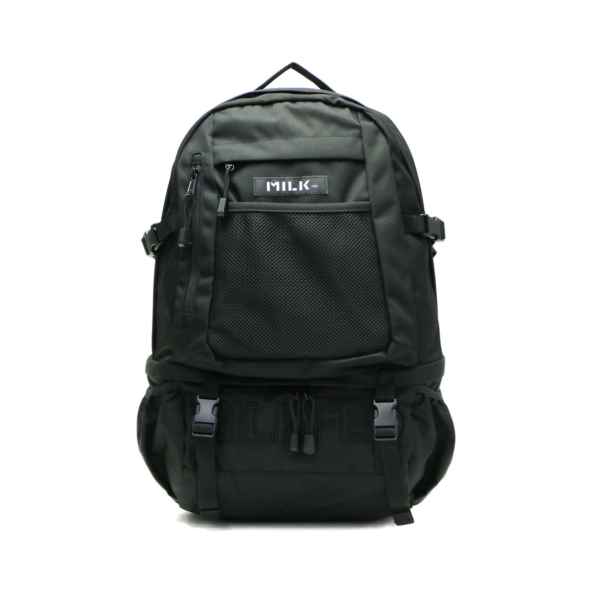 MILKFED. ミルクフェド EMBROIDERY BIG BACKPACK BAR バックパック 23L