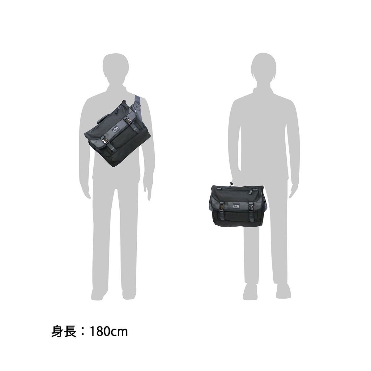 日本正規品】Manhattan Portage BLACK LABEL マンハッタンポーテージ ブラックレーベル LIGHT DIEZ  MESSENGER BRIEFCASE MP1676BL｜【正規販売店】カバン・小物の専門店のギャレリアモール